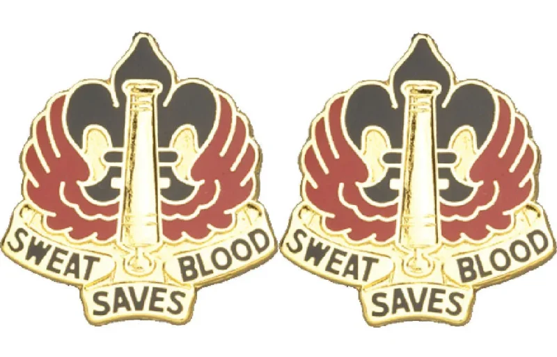 18th field artillery brigade insignia set sweat saves blood