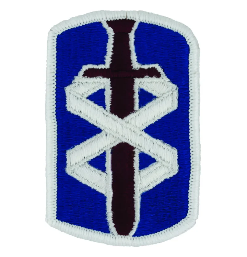 18th medical brigade full color dress patch