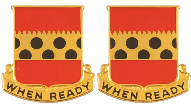 194th field artillery insignia pair ready for wear