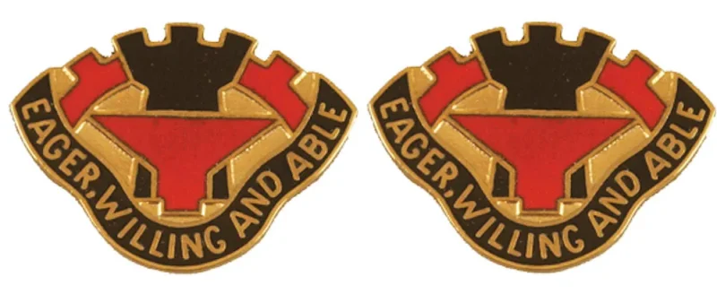 195th ordnance battalion insignia pair