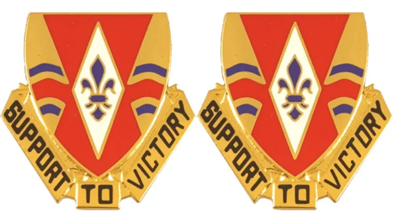 199th support battalion insignia pair victory support emblem