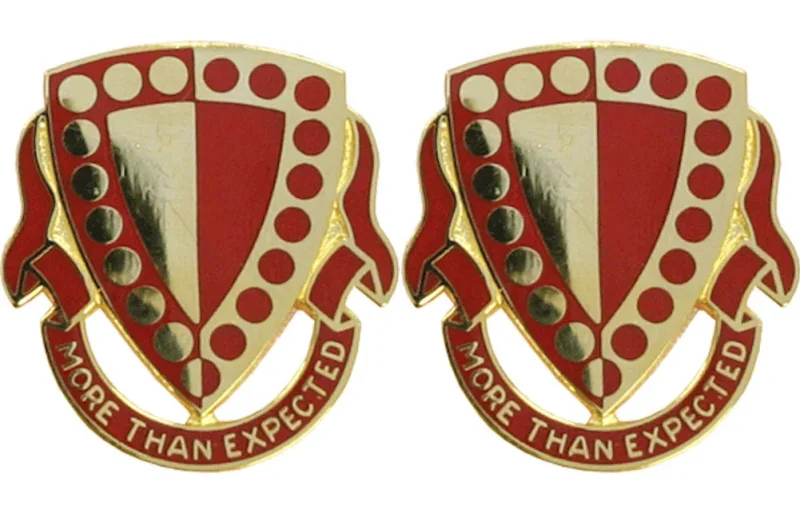 19th maintenance battalion shield insignia pair exceptional quality