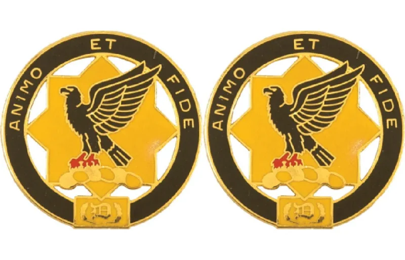 1st cavalry regiment insignia set animo et fide