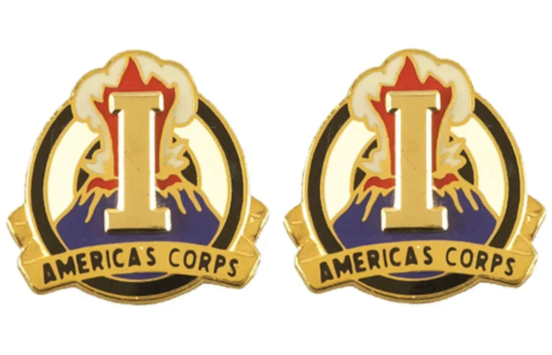 1st corps distinctive insignia pair america s corps