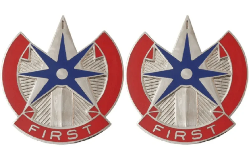 1st coscom distinctive unit insignia pair first