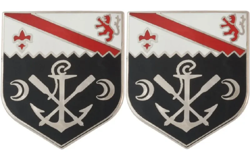 1st engineering battalion insignia pair authentic