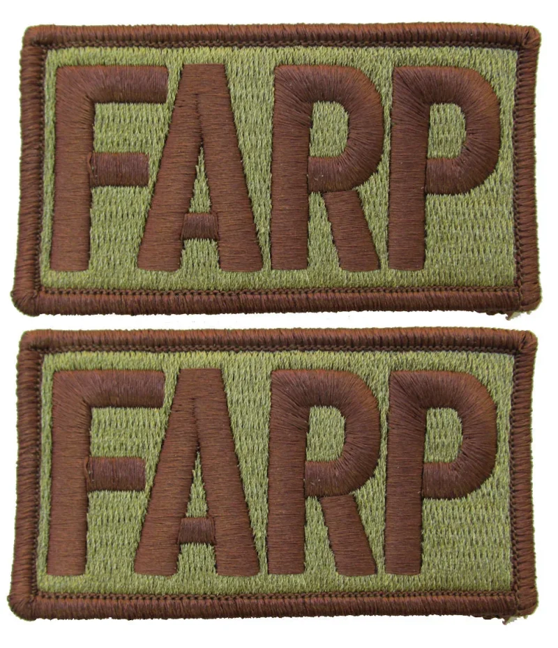 2 pack air force farp ocp spice brown patch