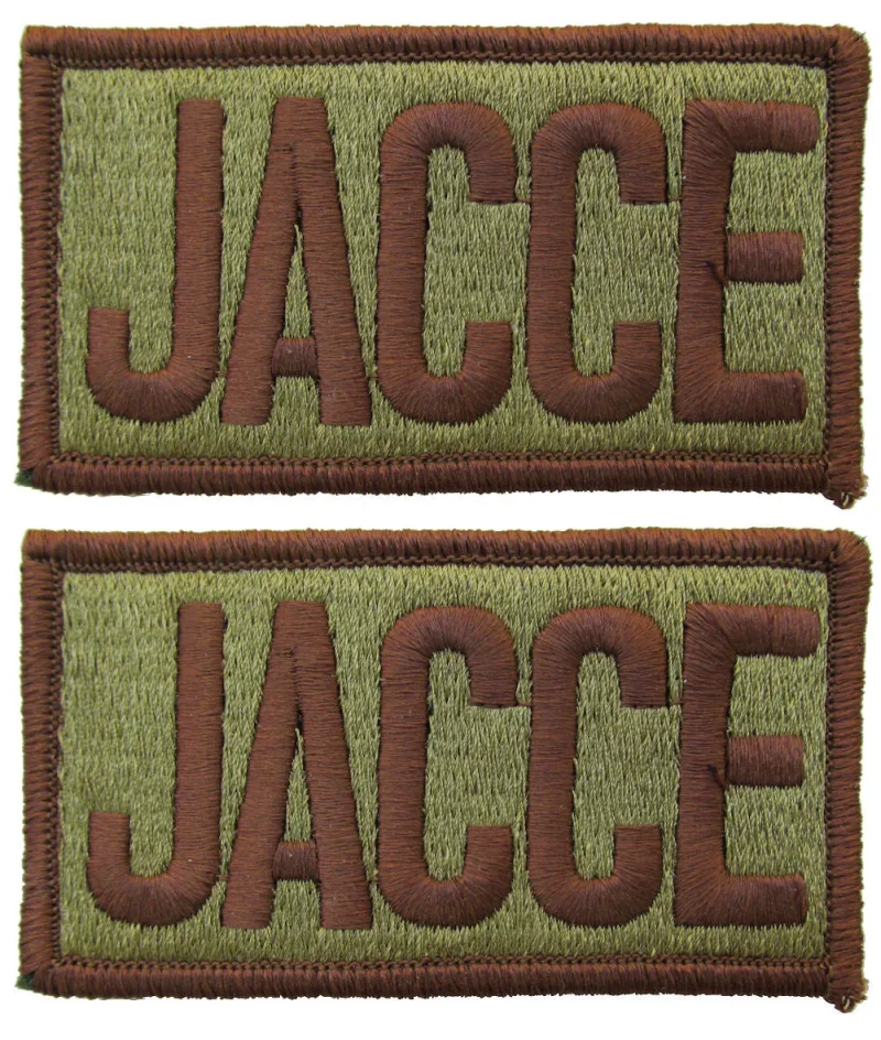 2 pack air force ocp spice brown jacce patches