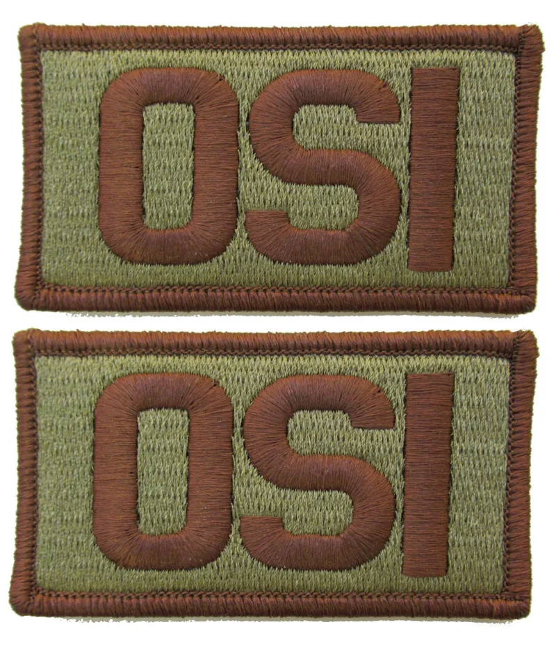 2 pack air force osi spice brown ocp patches