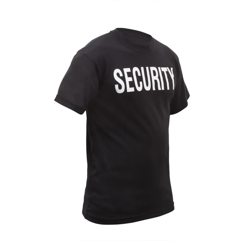 2 sided security guard t shirt by rothco