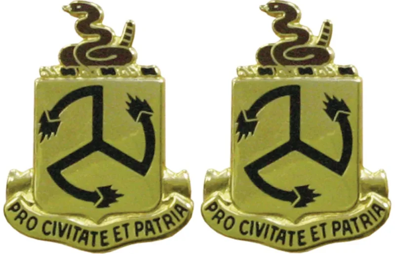 200th air defense artillery insignia set pro civitate et patria