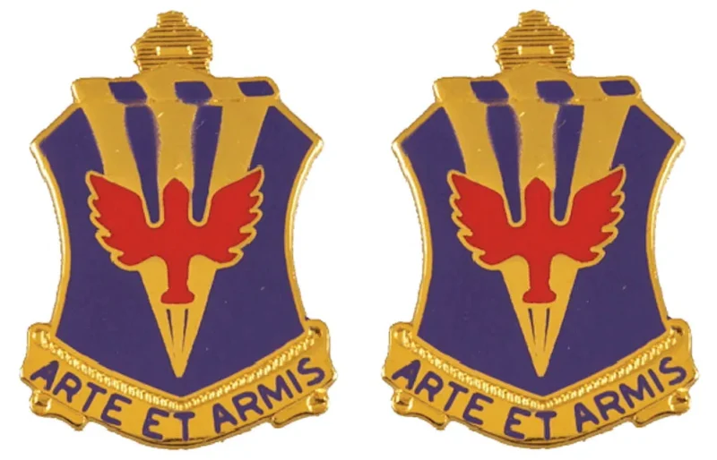 202nd air defense battalion insignia set arte et armis