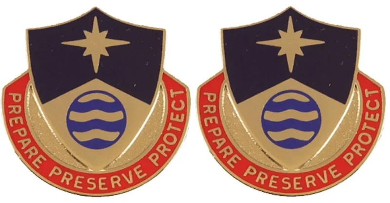 203rd personnel services insignia pair prepare preserve protect