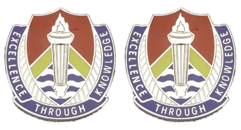 209th regiment insignia pair excellence through knowledge