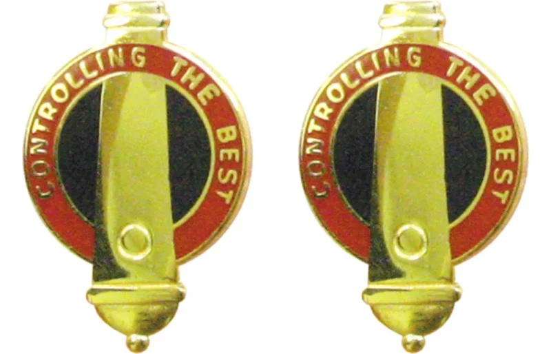 210th field artillery brigade insignia pair