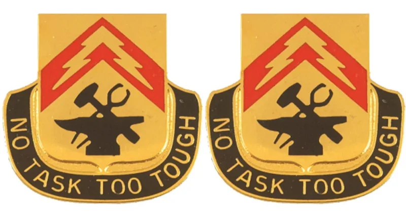 215th support bn insignia pair no task too tough