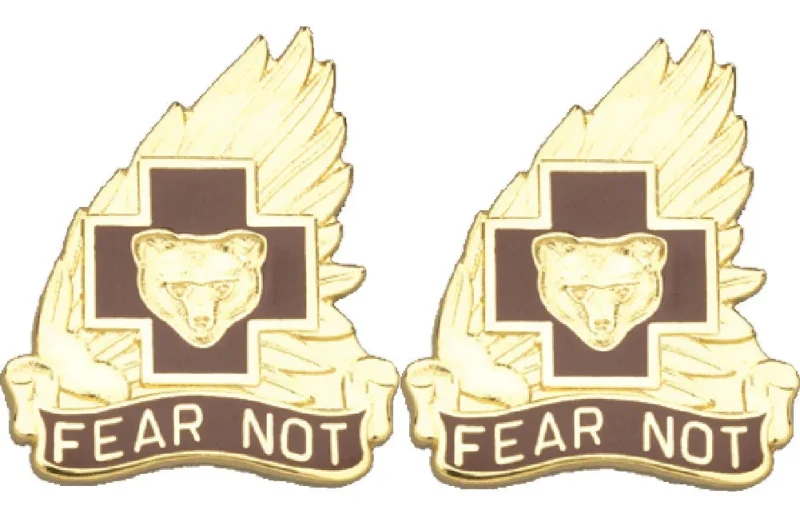 21st combat support hospital insignia pair fear not