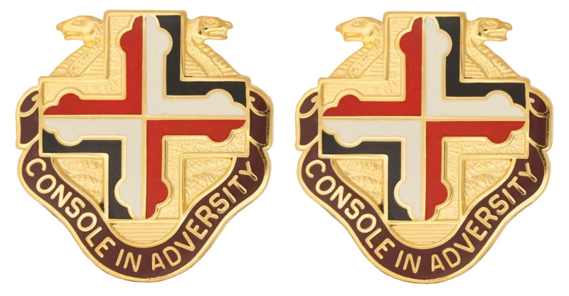 2290th hospital unit crest set perseverance in adversity