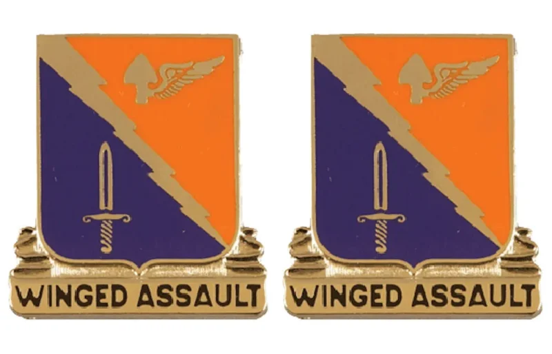 229th aviation battalion insignia pair