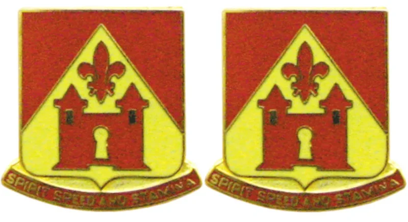 229th fa arng pa unit insignia pair