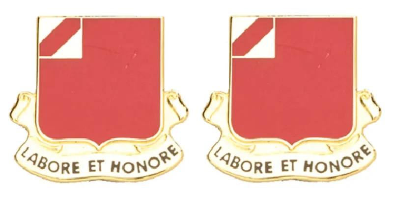 22nd field artillery unit insignia pair honor labor