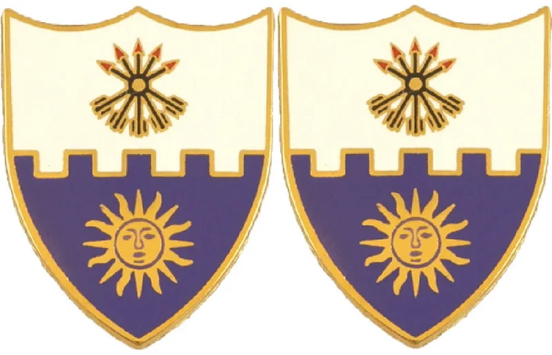 22nd infantry insignia set pair