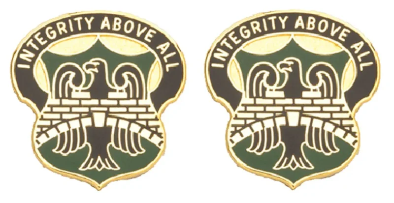 22nd military police battalion insignia pair integrity above all