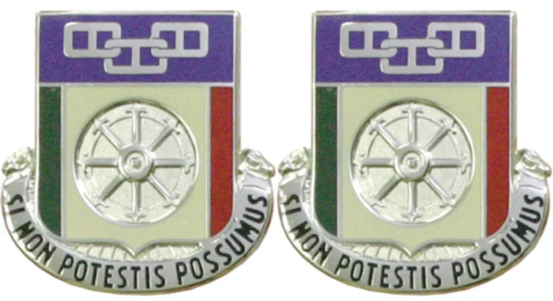 244th quartermaster battalion insignia pair distinctive unit