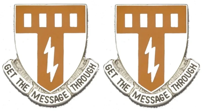 249th signal battalion arng tx insignia pair