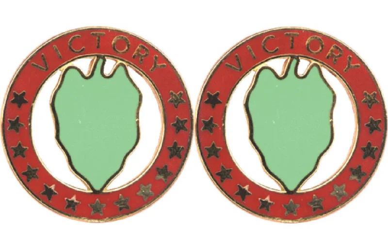 24th infantry division insignia pair victory symbol