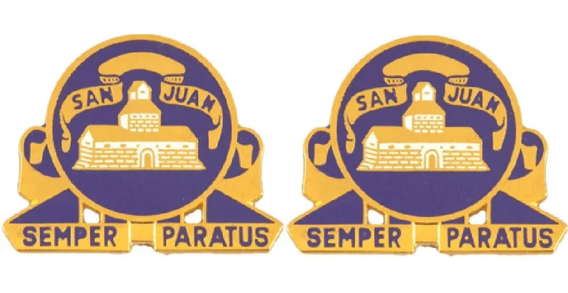 24th infantry regiment insignia set semper paratus