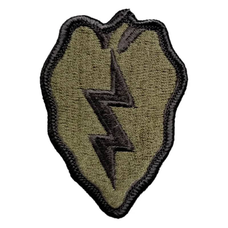 25th infantry patch subdued o d green clearance