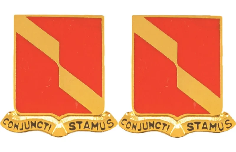 27th field artillery insignia pair conjuncti stamus