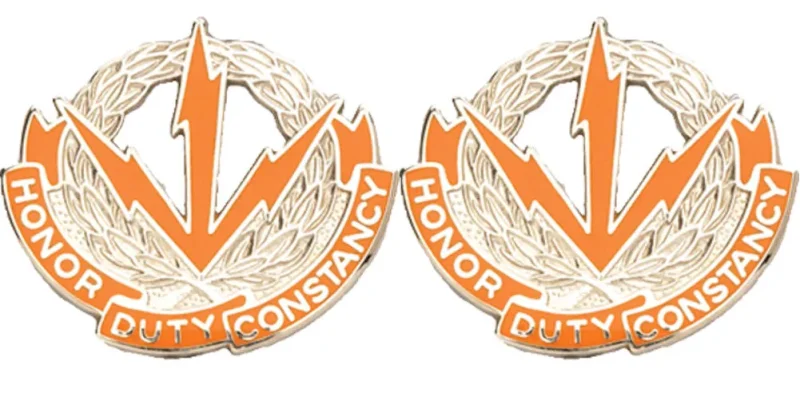 280th signal battalion insignia pair