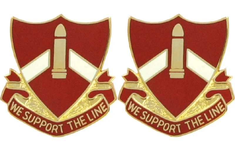 28th field artillery unit insignia pair we support the line