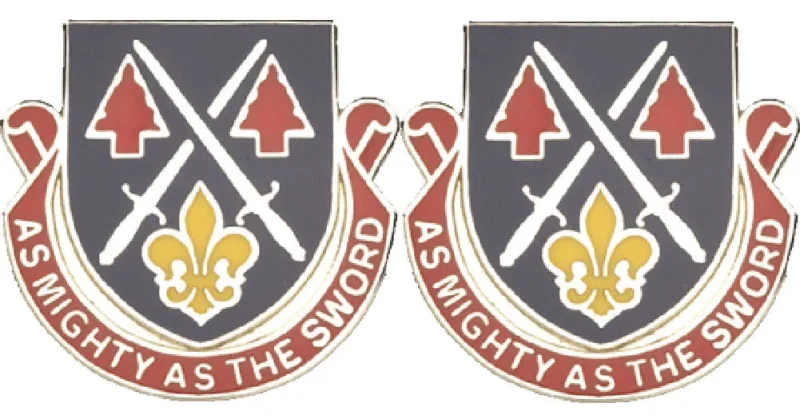 28th personnel services battalion insignia pair mighty as the sword