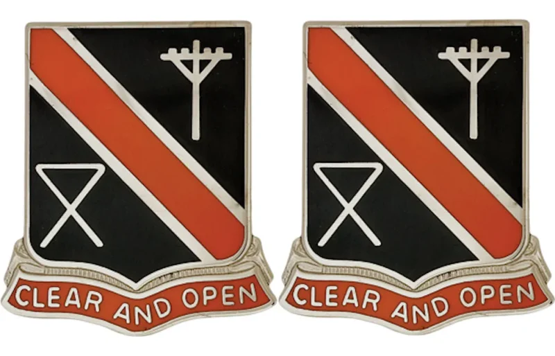 29th signal battalion insignia pair clear open