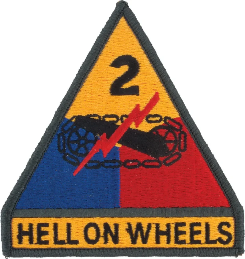 2nd armored division patch full color dress insignia