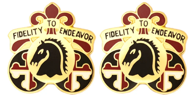 300th sustainment brigade insignia pair fidelity to endeavor