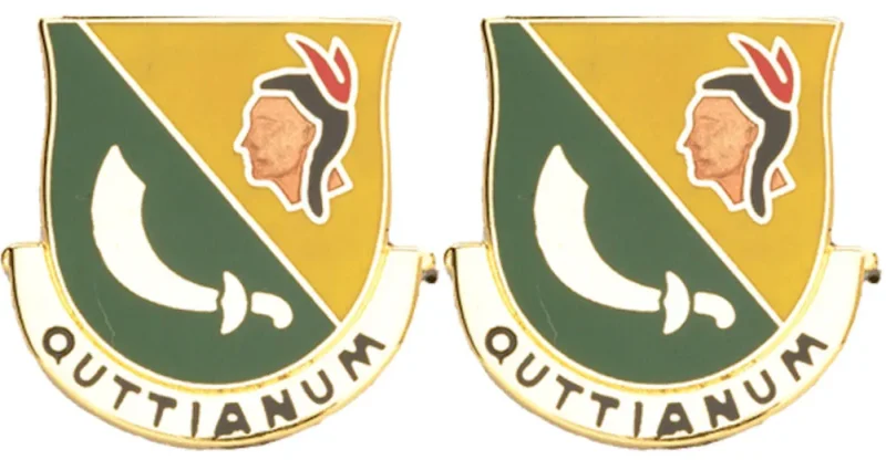 306 mp bn distinctive unit insignia pair