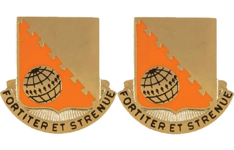 30th signal battalion insignia pair fortiter et strenue