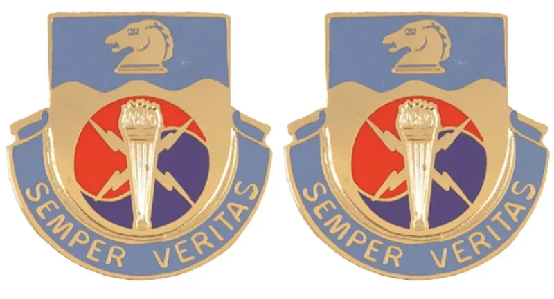 312th military intelligence battalion insignia pair