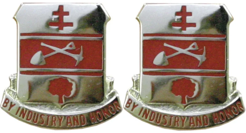 317th engineer battalion emblem pair