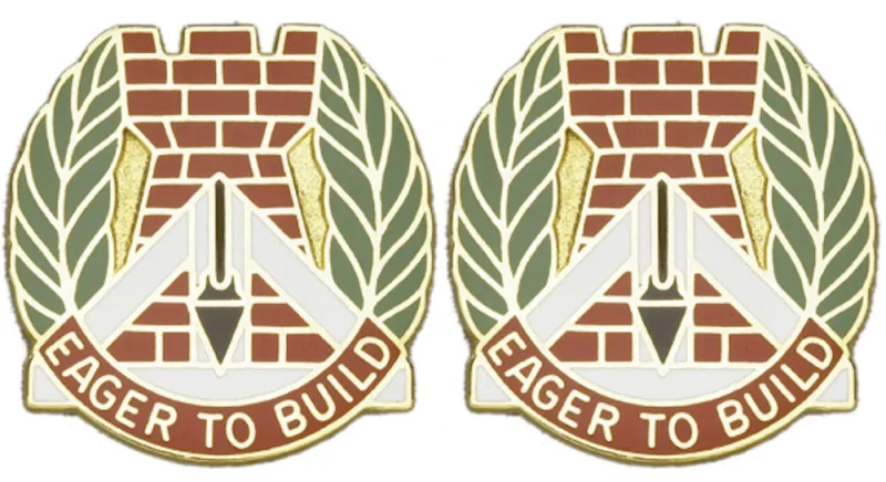 329th engineer battalion usar insignia pair