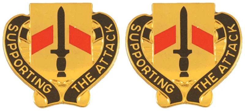 334th support battalion insignia pair authentic