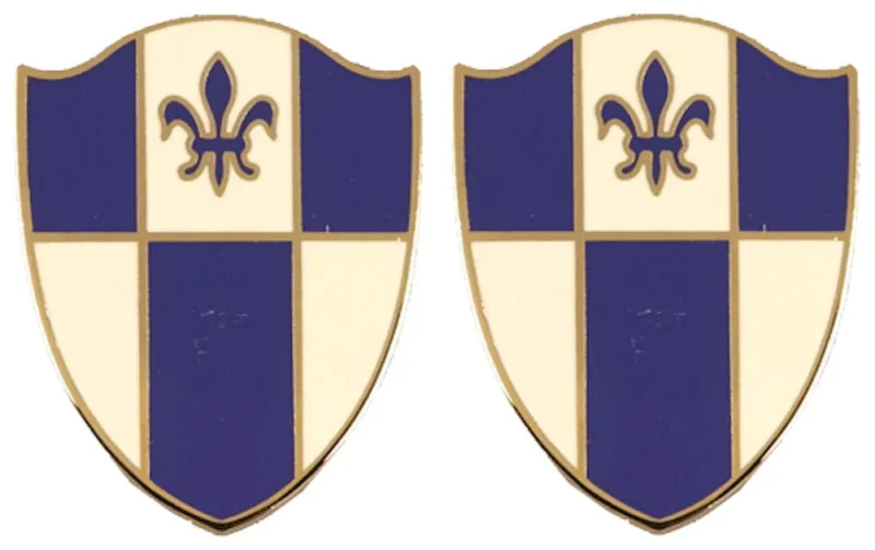 345th regiment insignia pair distinctive unit insignia