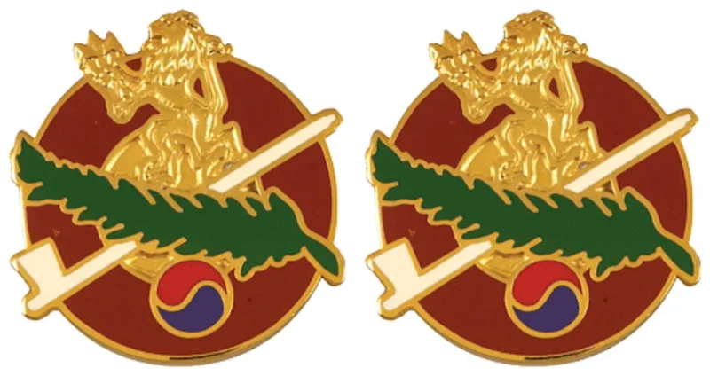 345th support battalion insignia pair