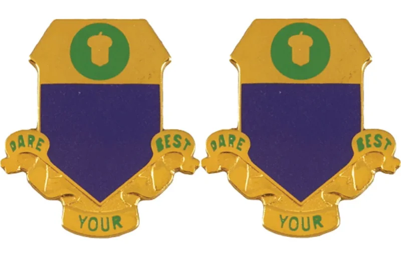 347th regiment insignia pair distinctive unit emblem