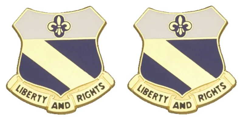 349th regiment distinctive unit insignia pair