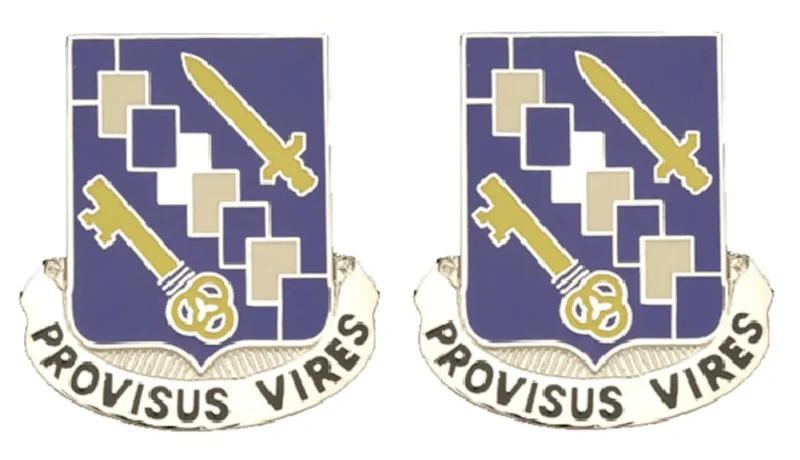 34th support battalion insignia set provisus vires